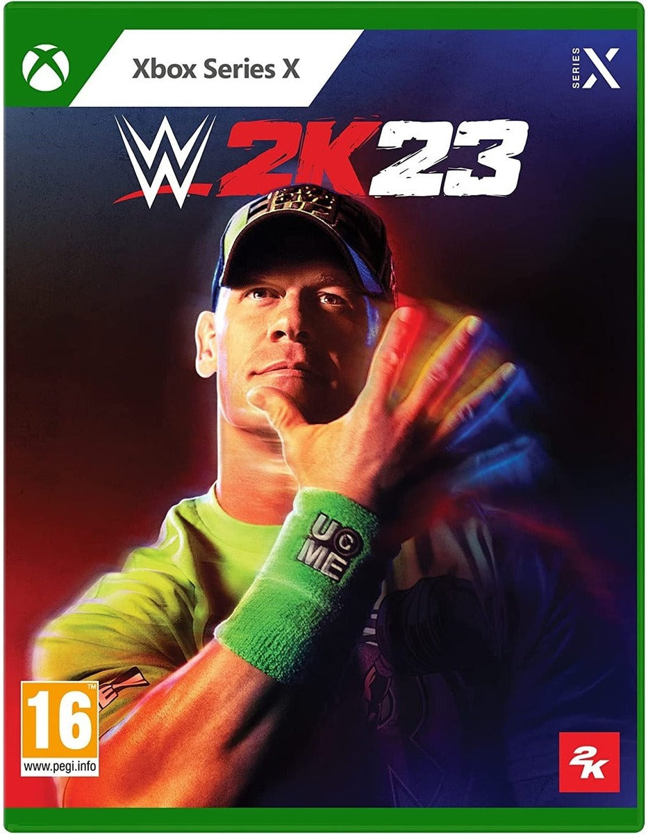 WWE 2K23 Xbox Series X game box art