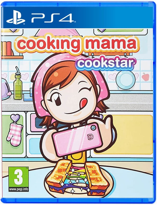 Cooking Mama: Cookstar PlayStation 4 game box art