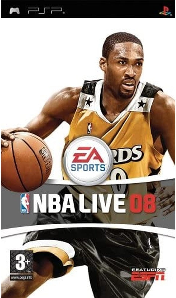 NBA Live 08 PSP game box art