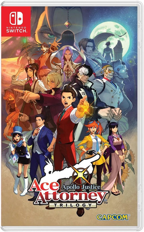 Apollo Justice: Ace Attorney Trilogy Nintendo Switch Asian box front cover