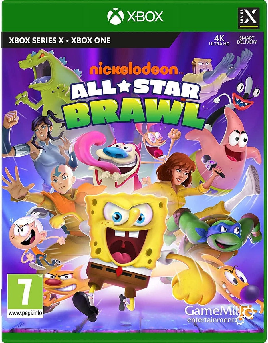 Nickelodeon All-Star Brawl Xbox Series X game box art