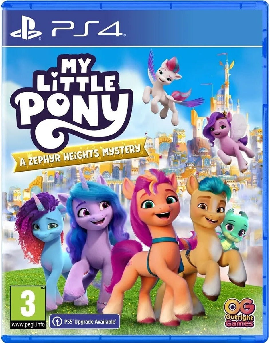 My Little Pony: A Zephyr Heights Mystery PlayStation 4 game box art