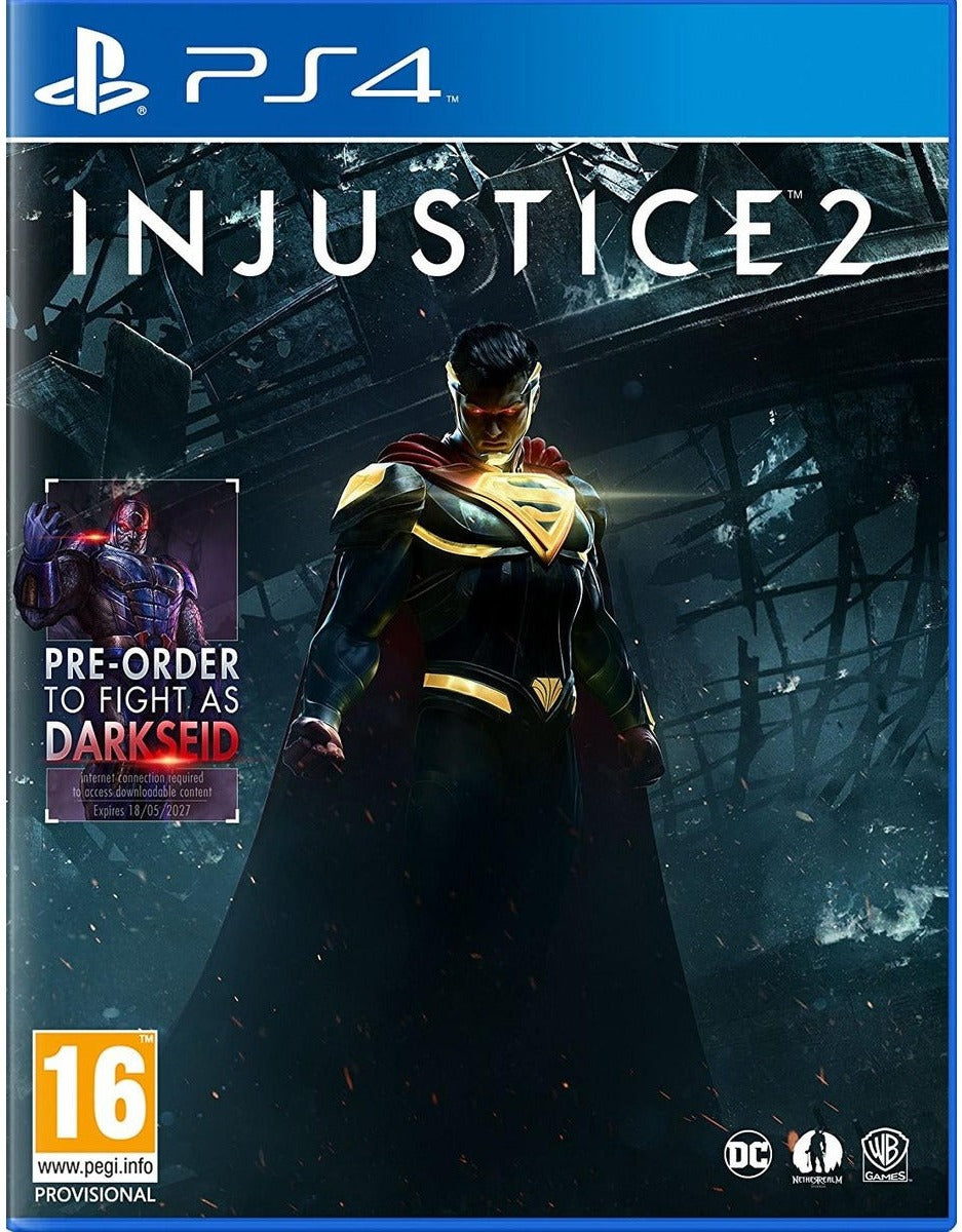 Injustice 2 PlayStation 4 game box art