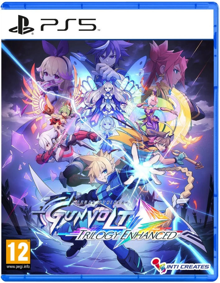 Azure Striker Gunvolt Trilogy Enhanced Edition PlayStation 5 Asian box art