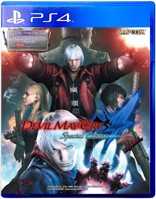 Devil May Cry 4 Special Edition PlayStation 4 Asian box art