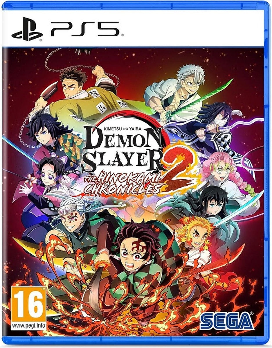 Demon Slayer: Kimetsu no Yaiba – The Hinokami Chronicles 2 PS5 game box art