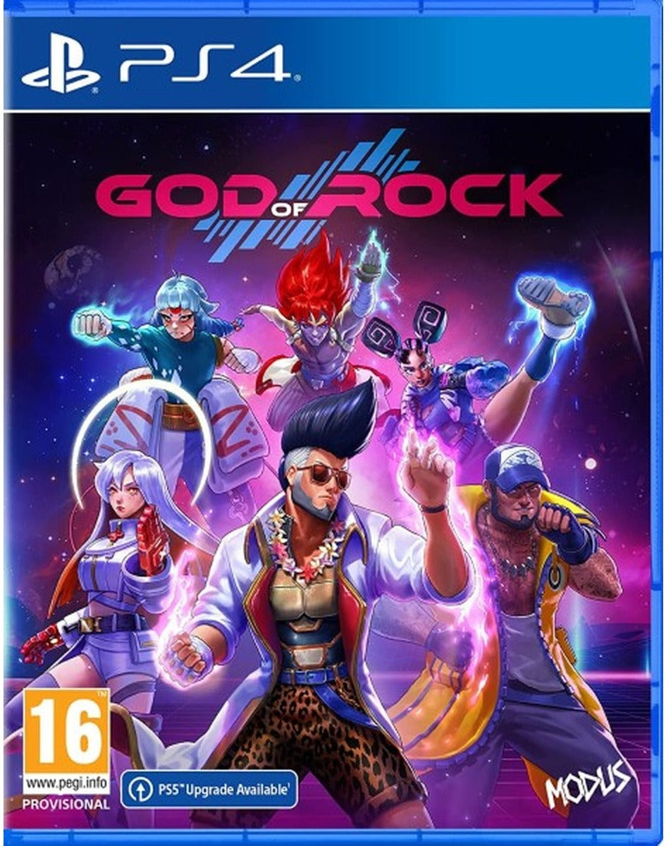 God of Rock PlayStation 4 game box art