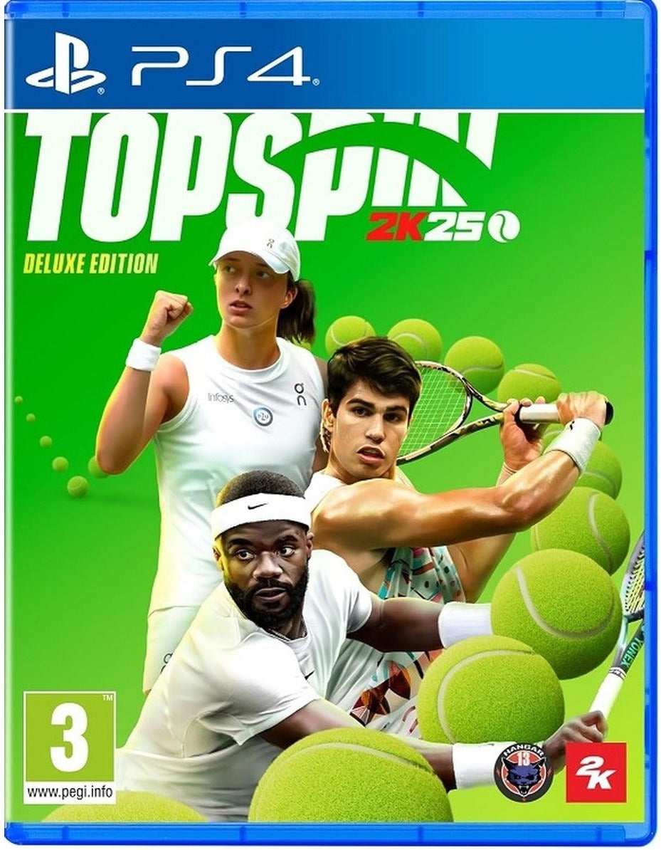 TopSpin 2K25 Deluxe Edition PlayStation 4 game box art