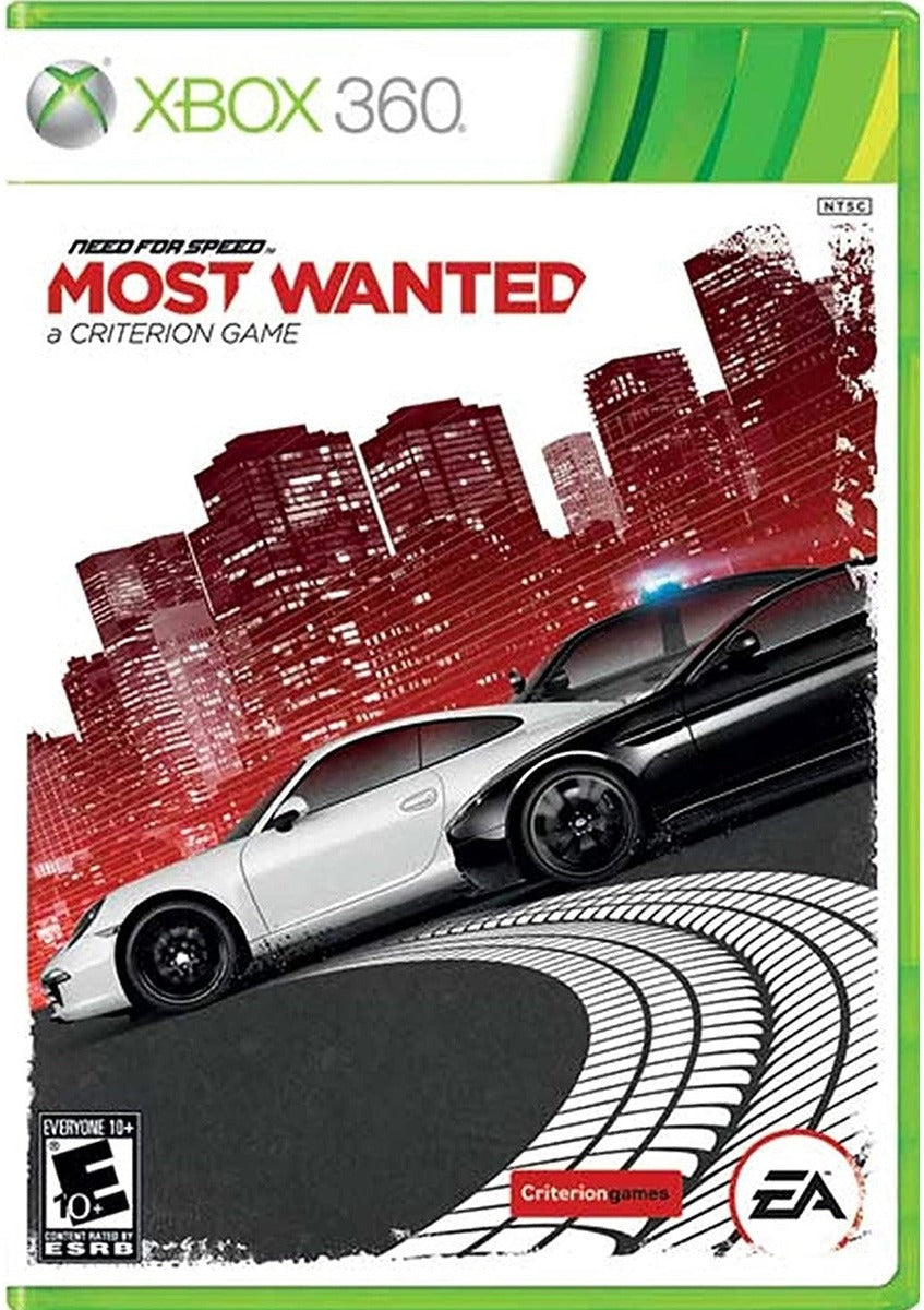 Need for Speed: Most Wanted 2012 Platinum Hits Xbox 360 game box