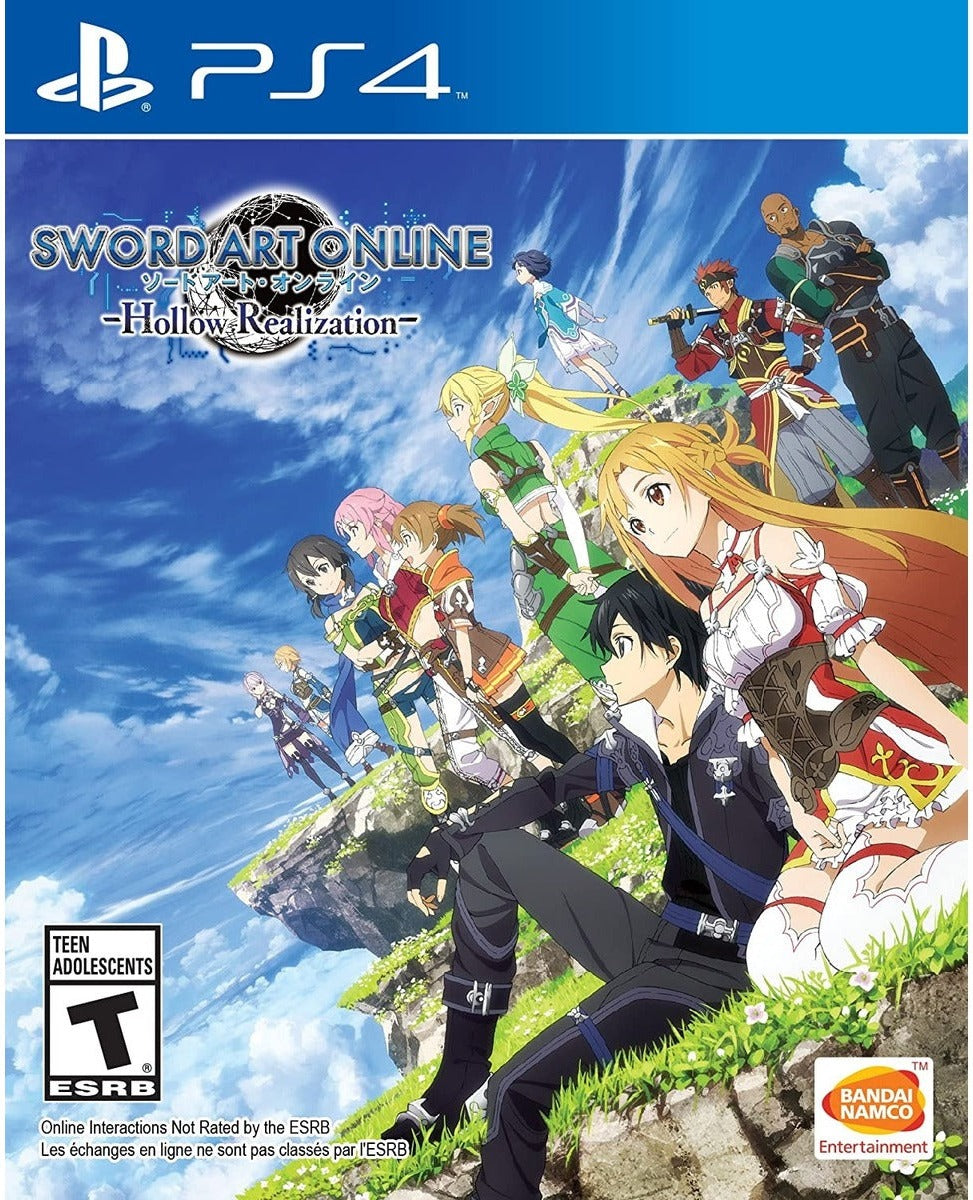 Sword Art Online: Hollow Realization PlayStation 4 game box art