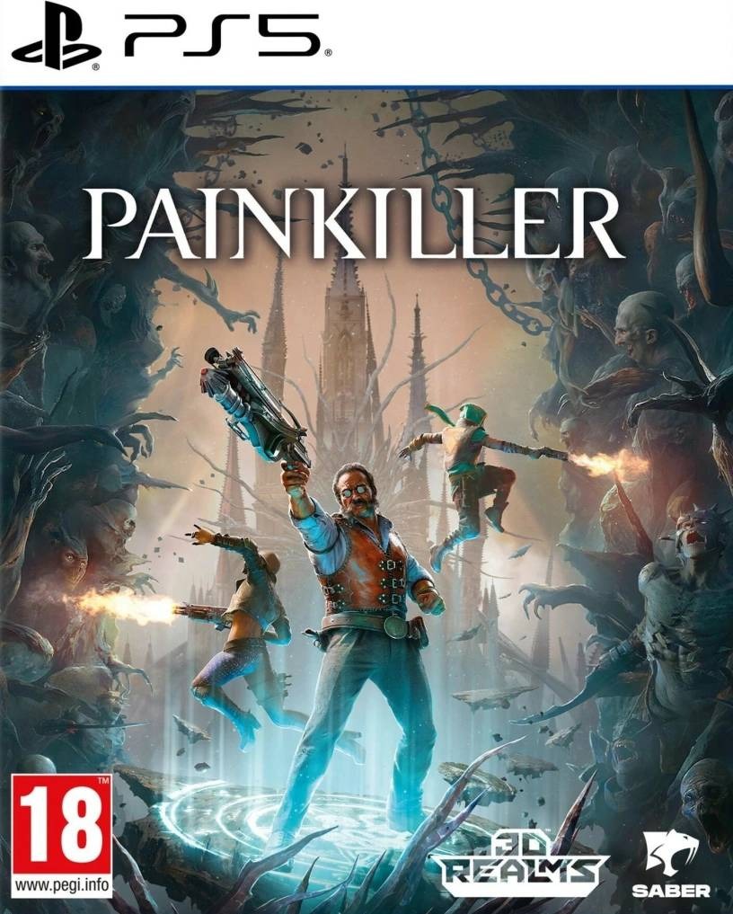 Painkiller PlayStation 5 game box art