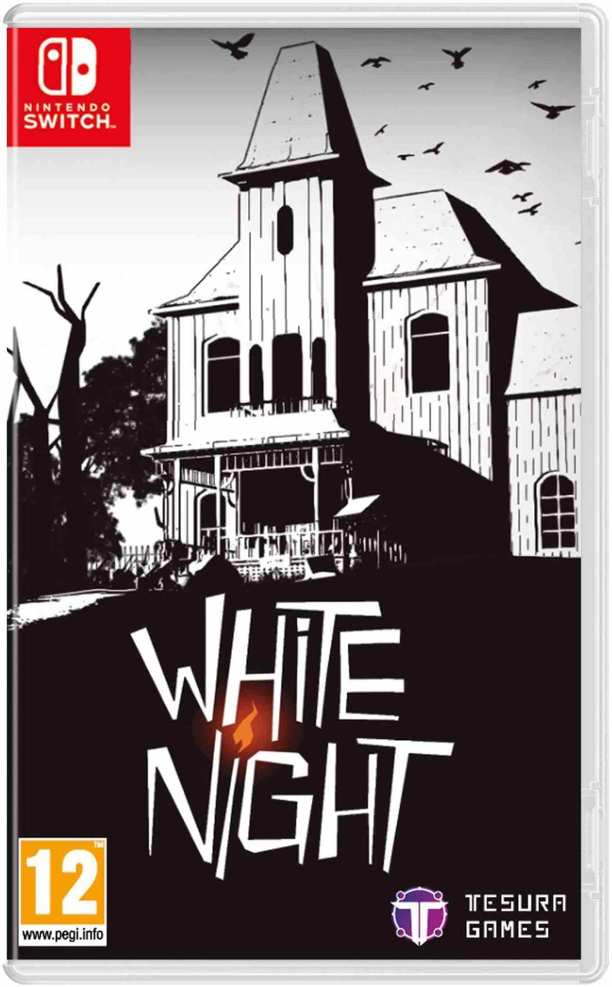 White Night Nintendo Switch game box art