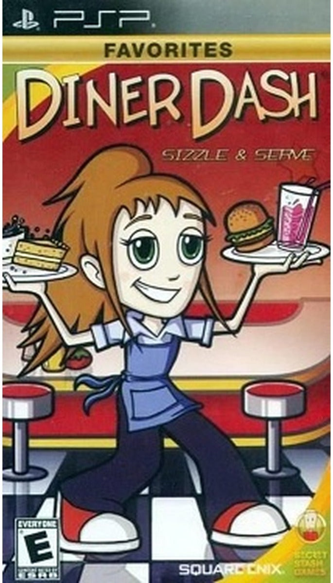 Diner Dash Favorites UMD case for PlayStation Portable