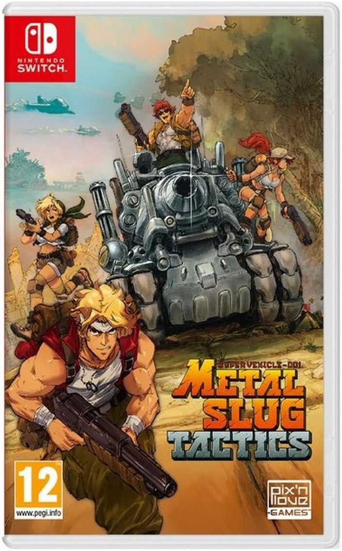 Metal Slug Tactics Nintendo Switch game box art