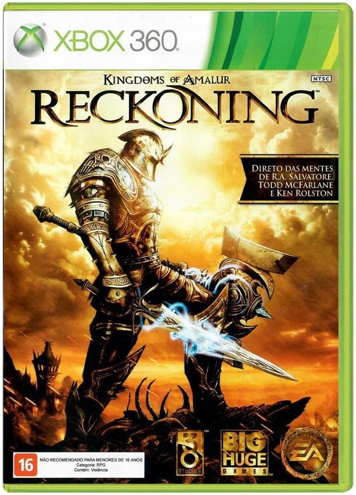 Kingdoms of Amalur: Reckoning Xbox 360 game box art