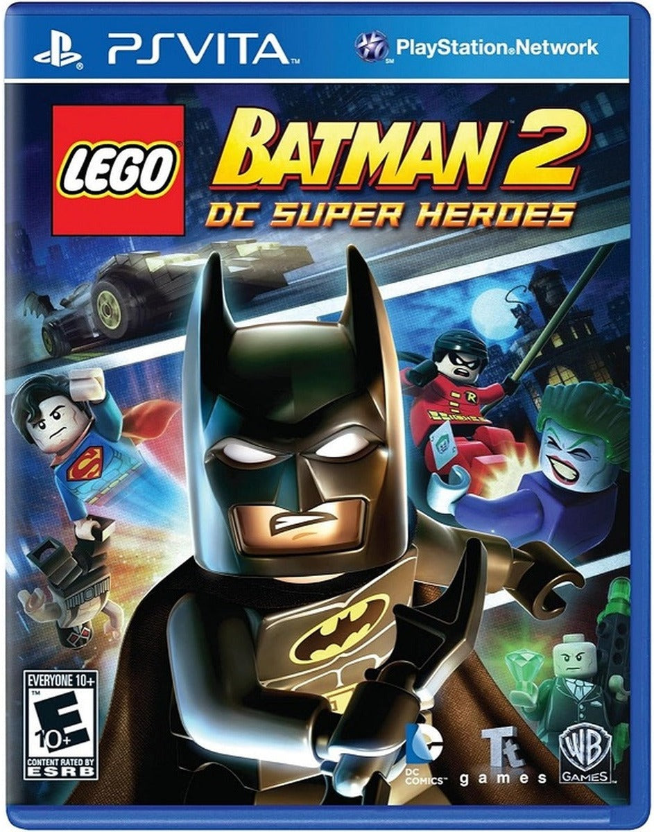 LEGO Batman 2: DC Super Heroes PlayStation Vita game box art
