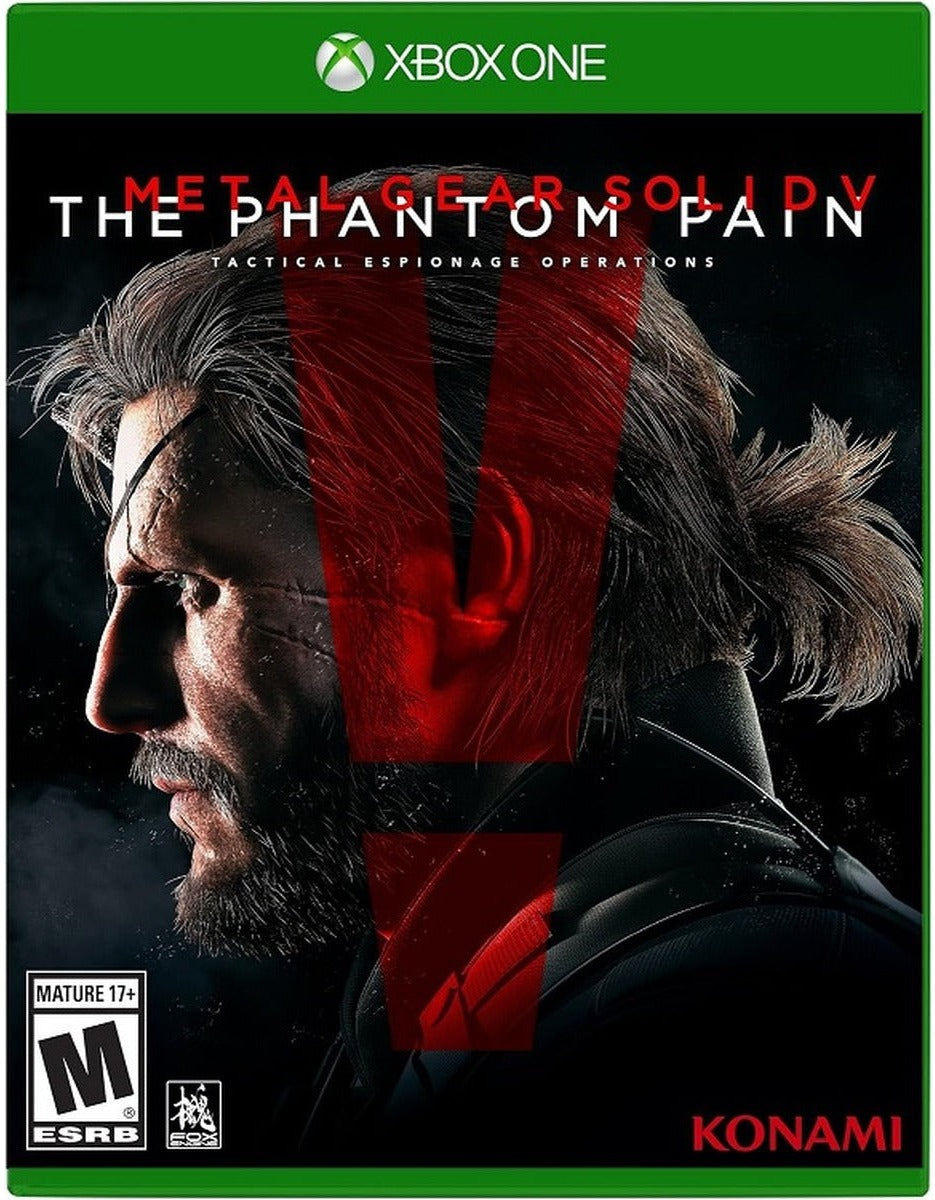 Metal Gear Solid V: The Phantom Pain Xbox One game box art