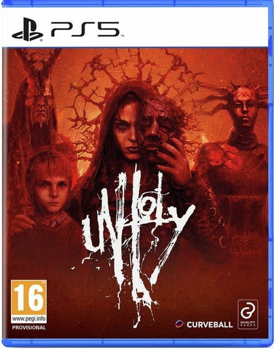 Unholy PlayStation 5 game box art