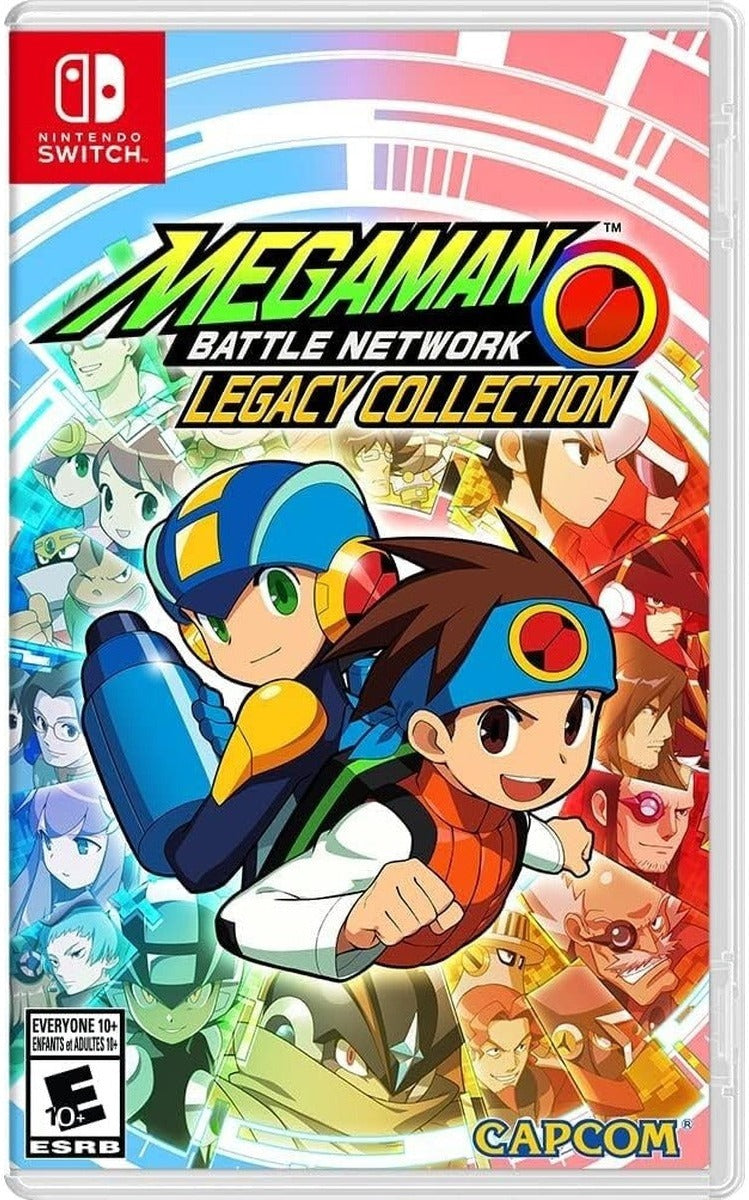 Mega Man Battle Network Legacy Collection Nintendo Switch box art
