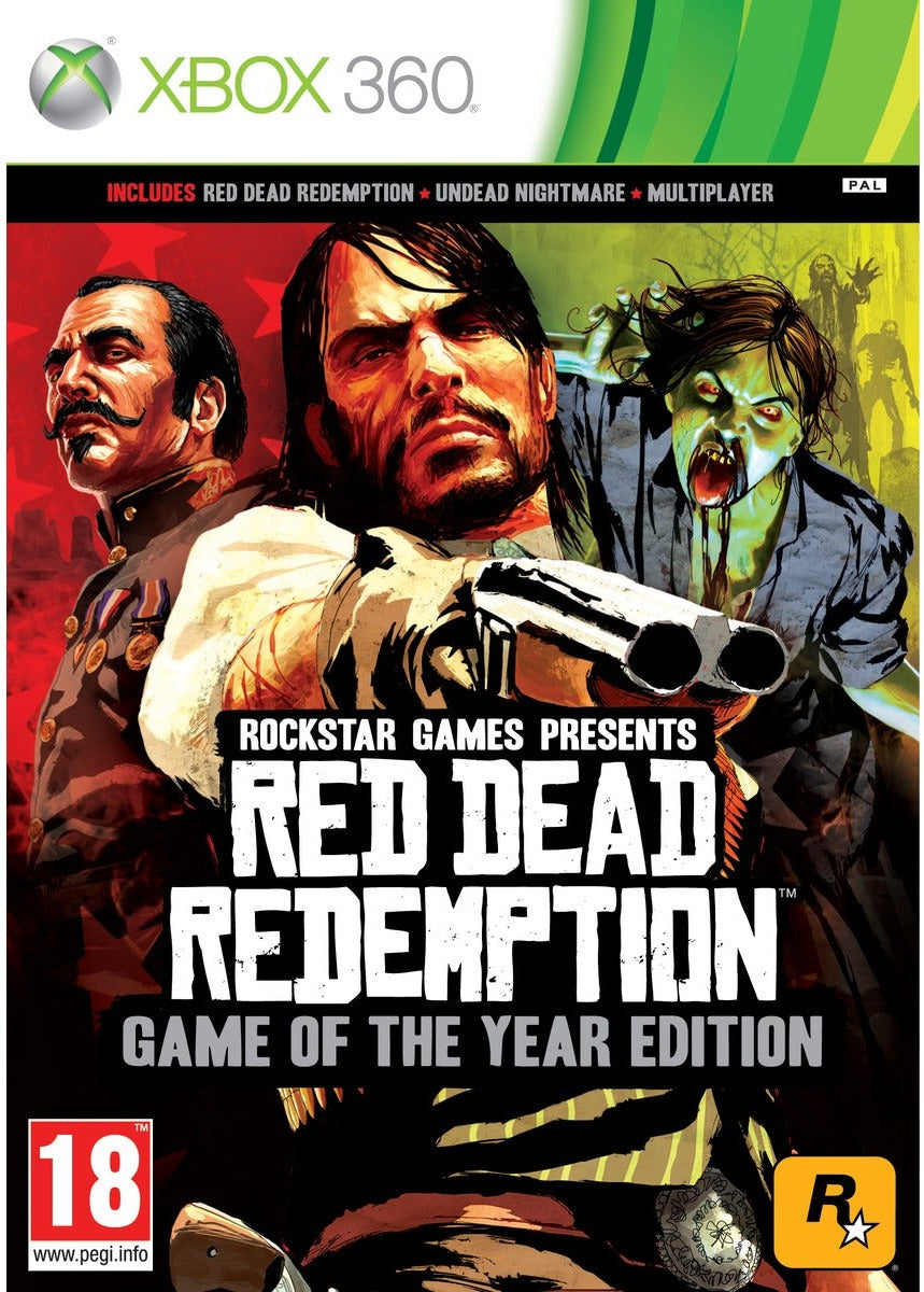 Red Dead Redemption Game of the Year Edition Xbox 360 box art
