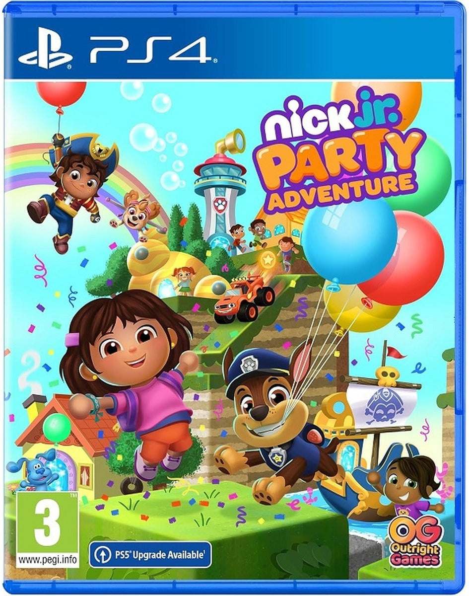 Nick Jr. Party Adventure PlayStation 4 game box art