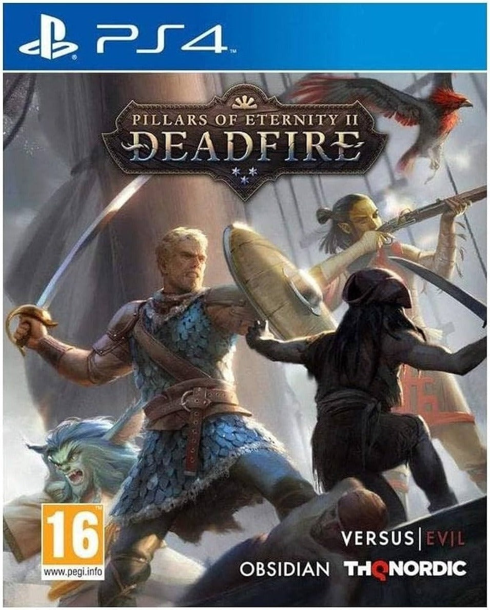 Pillars of Eternity II: Deadfire PlayStation 4 game box art