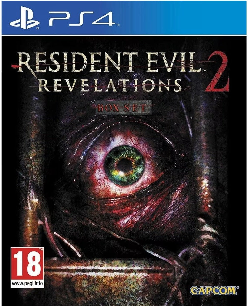 Resident Evil: Revelations 2 PS4 game box art with Bonus DLC