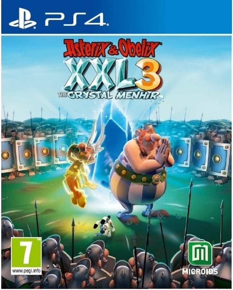 Asterix & Obelix XXL 3 The Crystal Menhir PlayStation 4 game box