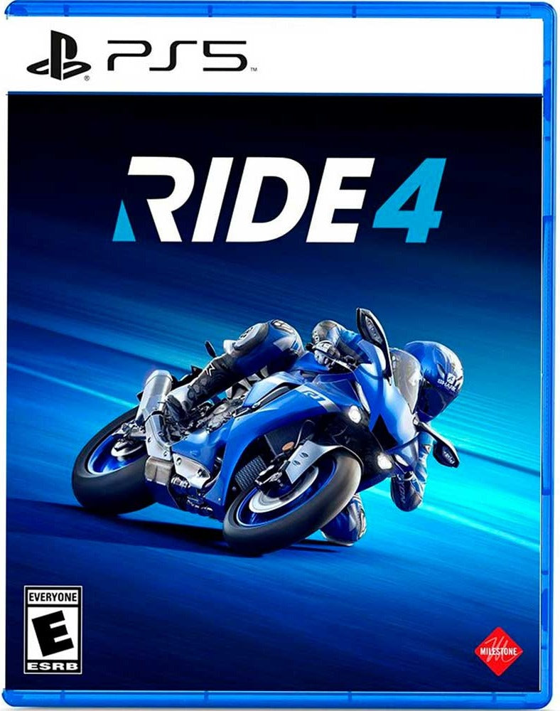 RIDE 4 PlayStation 5 game box art