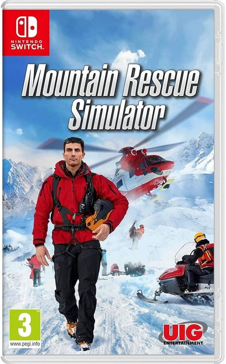 Mountain Rescue Simulator Nintendo Switch game box art
