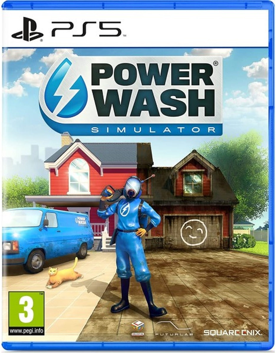 PowerWash Simulator PlayStation 5 game box art