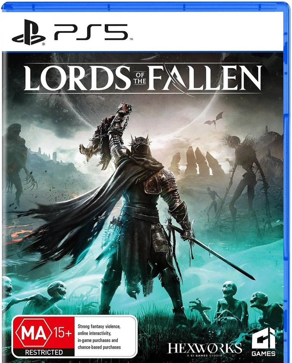 Lords of the Fallen PlayStation 5 game box art – Australian edition