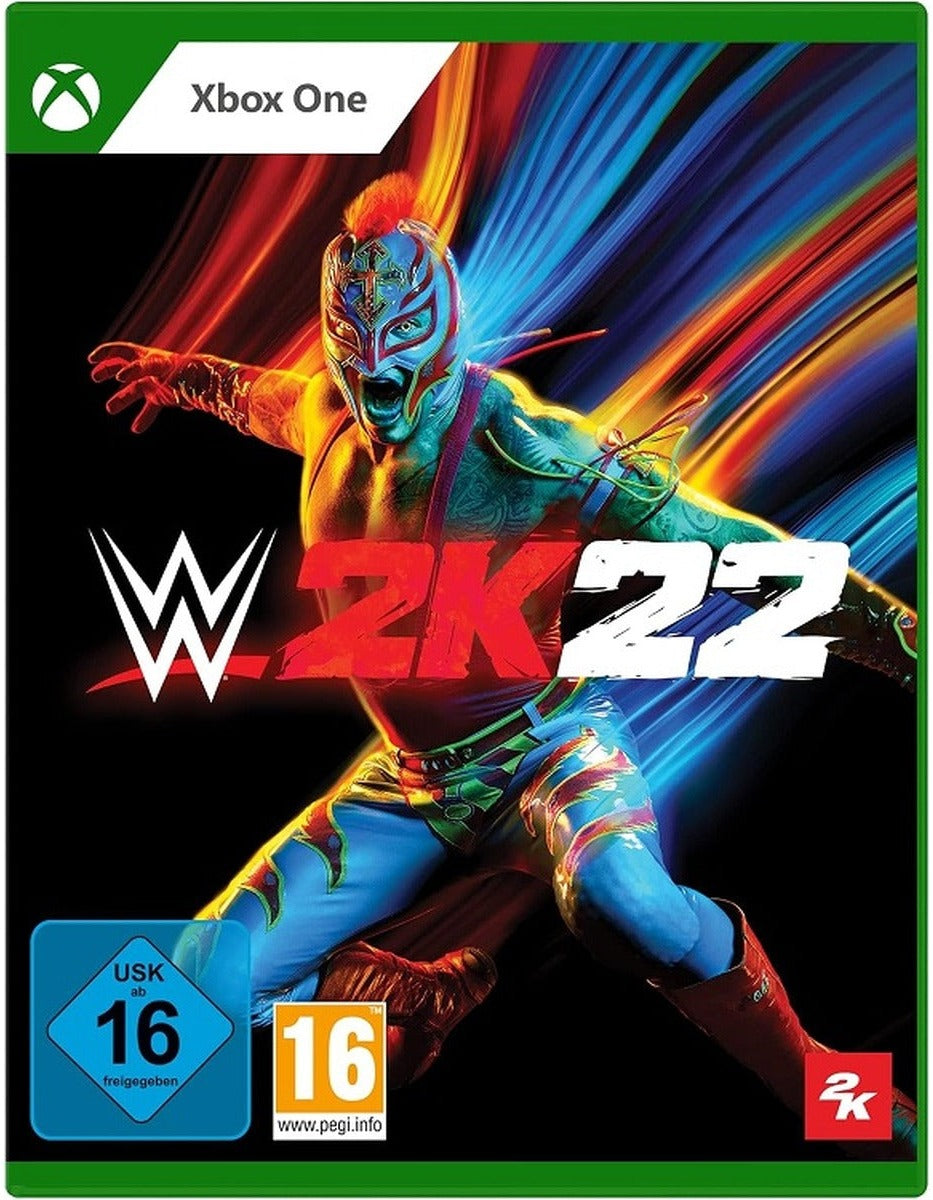 WWE 2K22 Xbox One game – German USK box