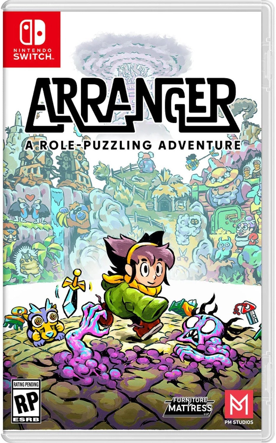 Arranger: A Role-Puzzling Adventure Nintendo Switch Asian box art