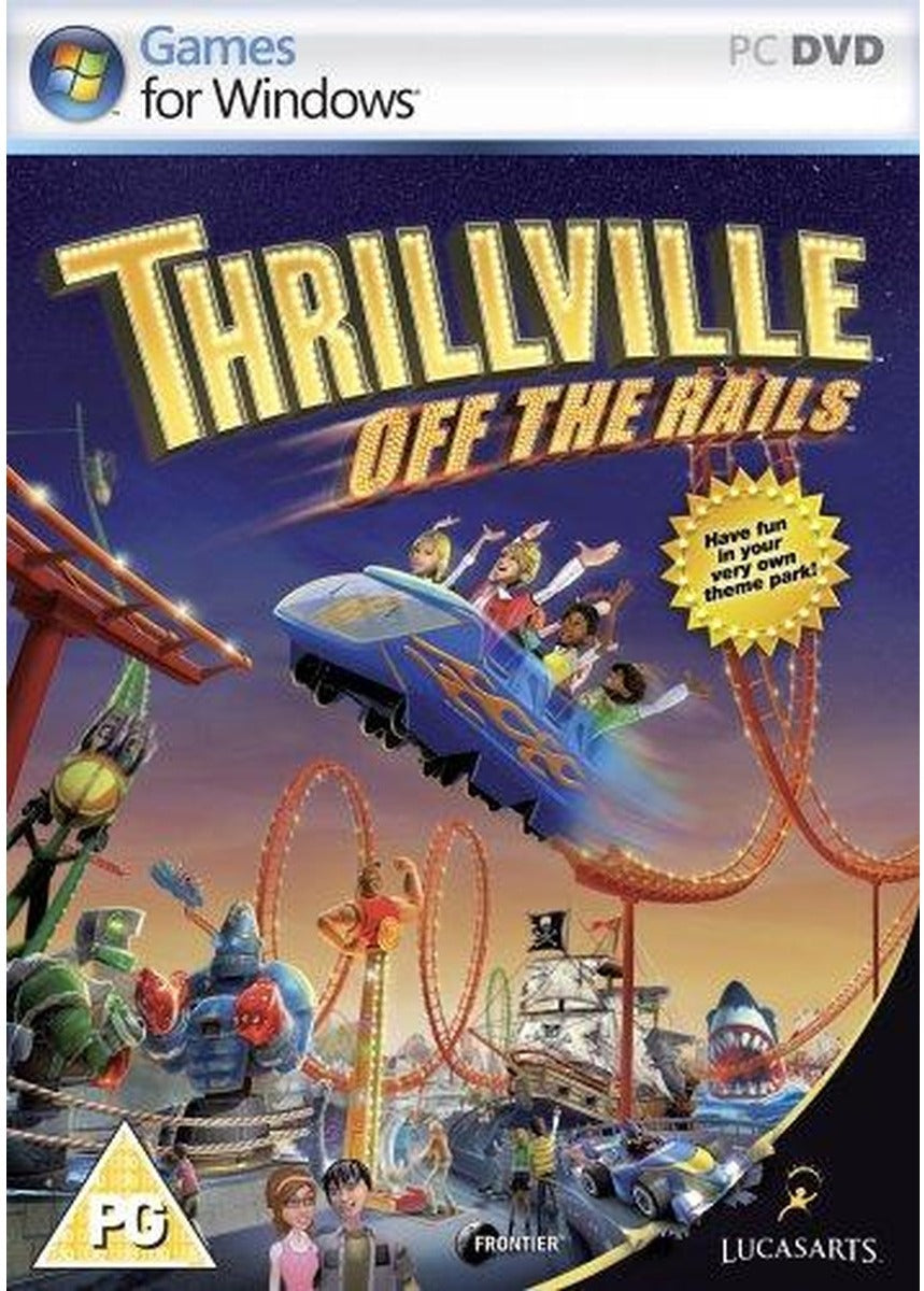 Thrillville: Off the Rails PC game box art