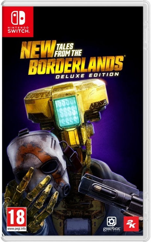 New Tales from the Borderlands Deluxe Edition Nintendo Switch box art