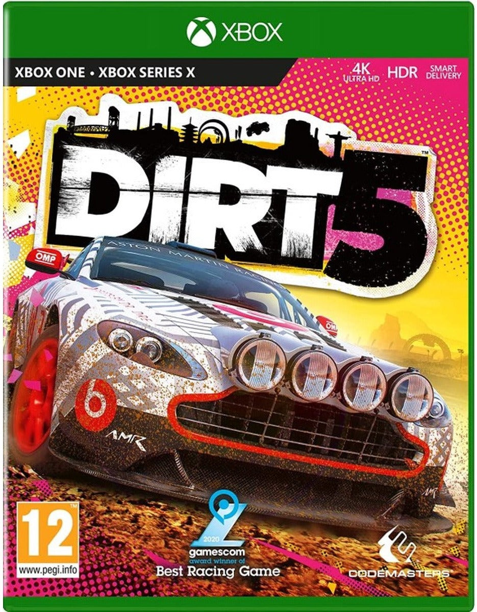 DiRT 5 Xbox One game box art