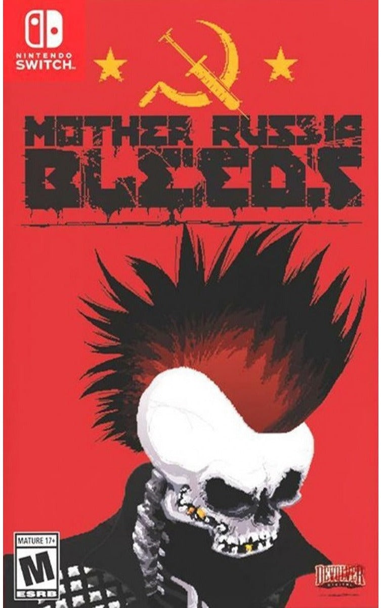 Mother Russia Bleeds Nintendo Switch game box art