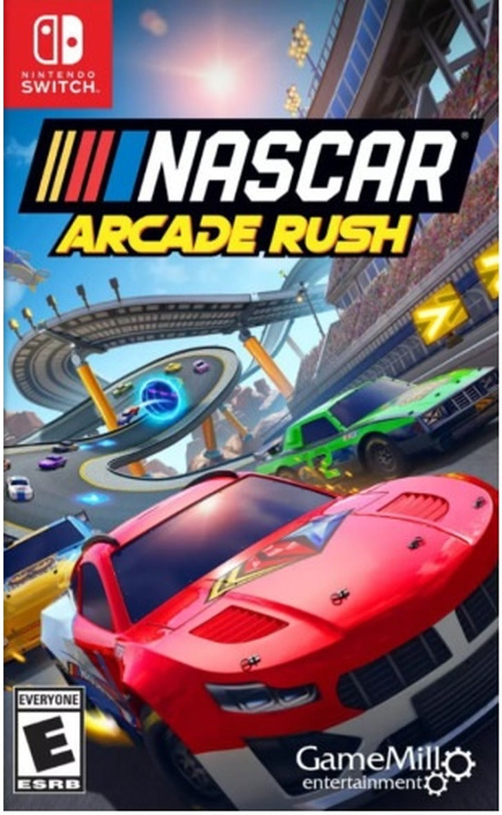 NASCAR Arcade Rush Nintendo Switch game box art