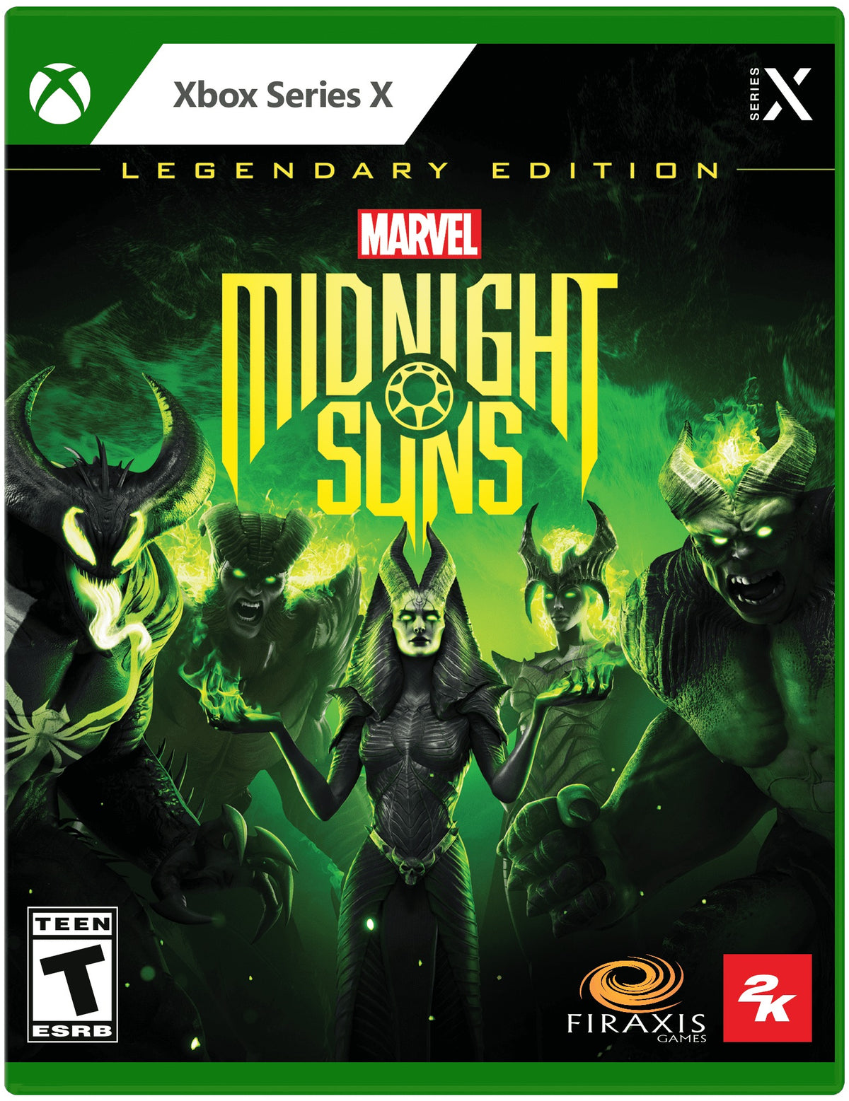 Marvel's Midnight Suns Legendary Edition Xbox Series X box art