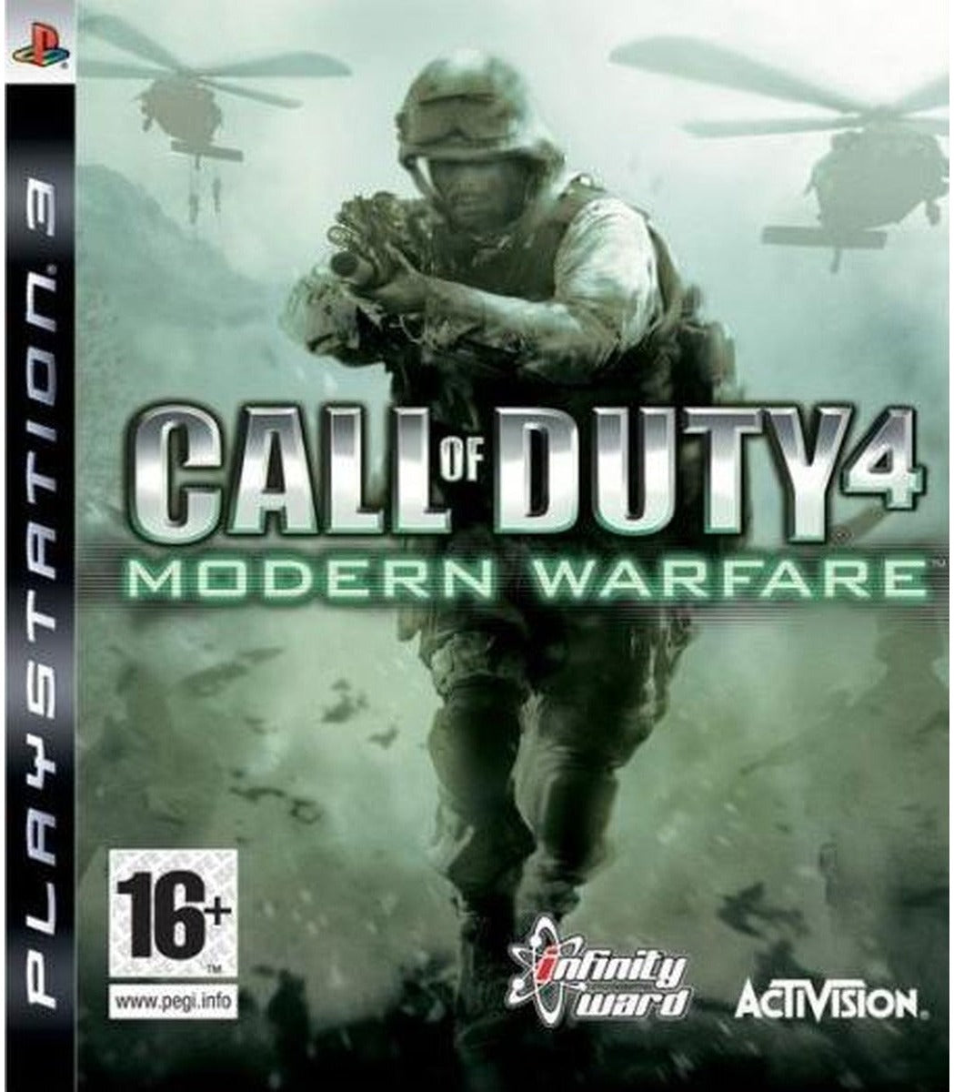 Call of Duty 4: Modern Warfare PlayStation 3 game box art