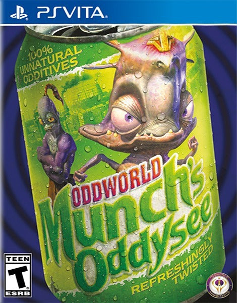Oddworld: Munch's Oddysee PlayStation Vita game box