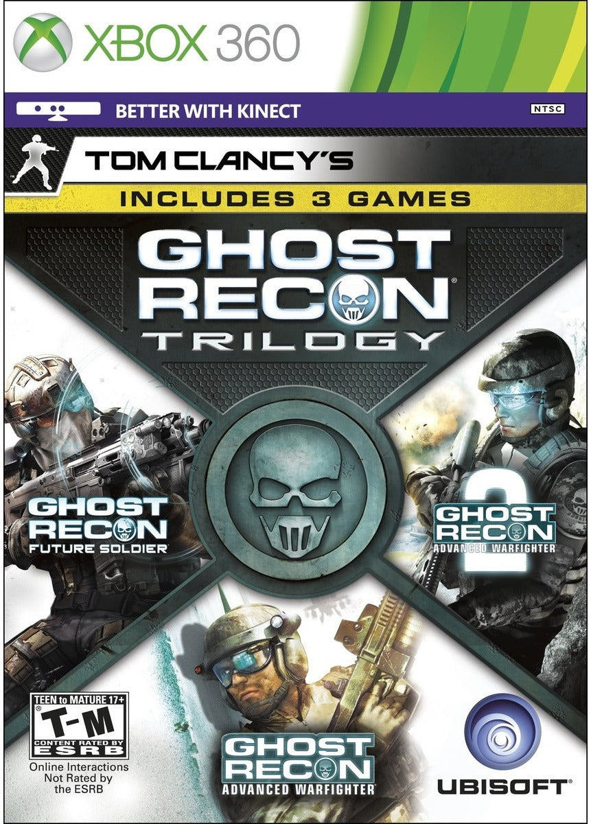 Tom Clancy's Ghost Recon Trilogy Xbox 360 game box