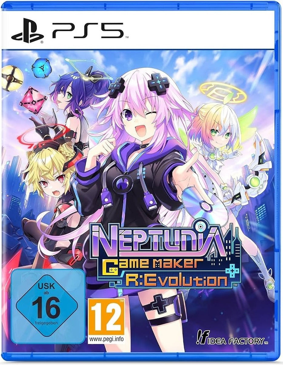 Neptunia Game Maker R:Evolution Standard Edition PlayStation 5 box art
