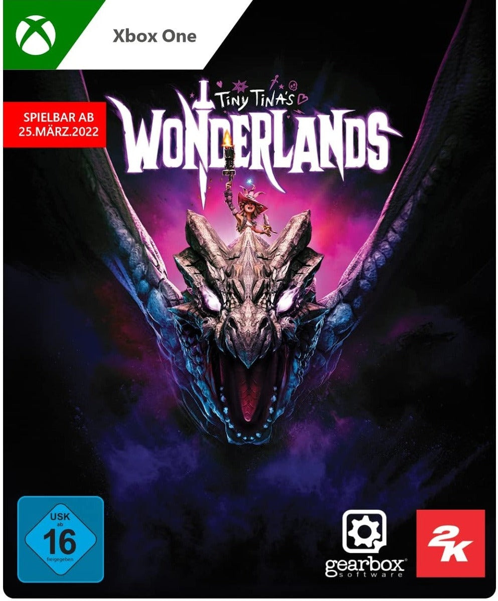 Tiny Tina's Wonderlands Xbox Series X game box - German USK edition