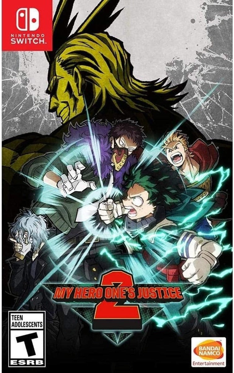 My Hero One's Justice 2 Nintendo Switch game box art