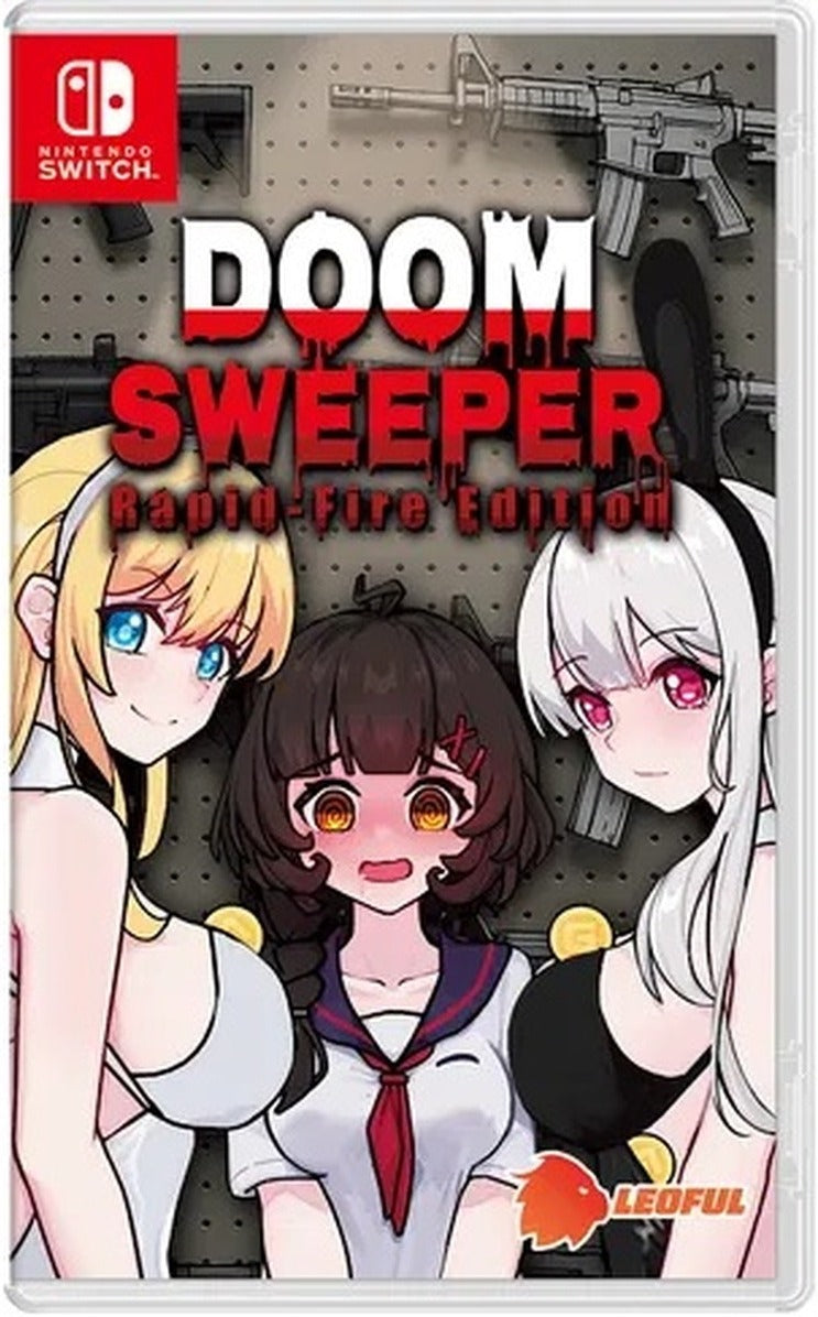 Doom Sweeper Rapid-Fire Edition Nintendo Switch game box – Asian edition