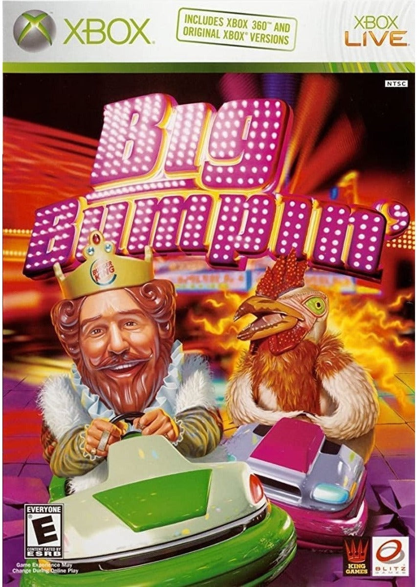 Burger King: Big Bumpin' Xbox 360 game disc and case