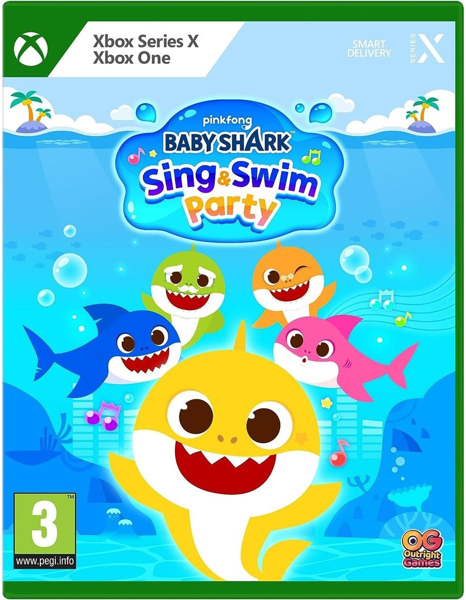 Baby Shark: Sing & Swim Party Xbox Series X game box art