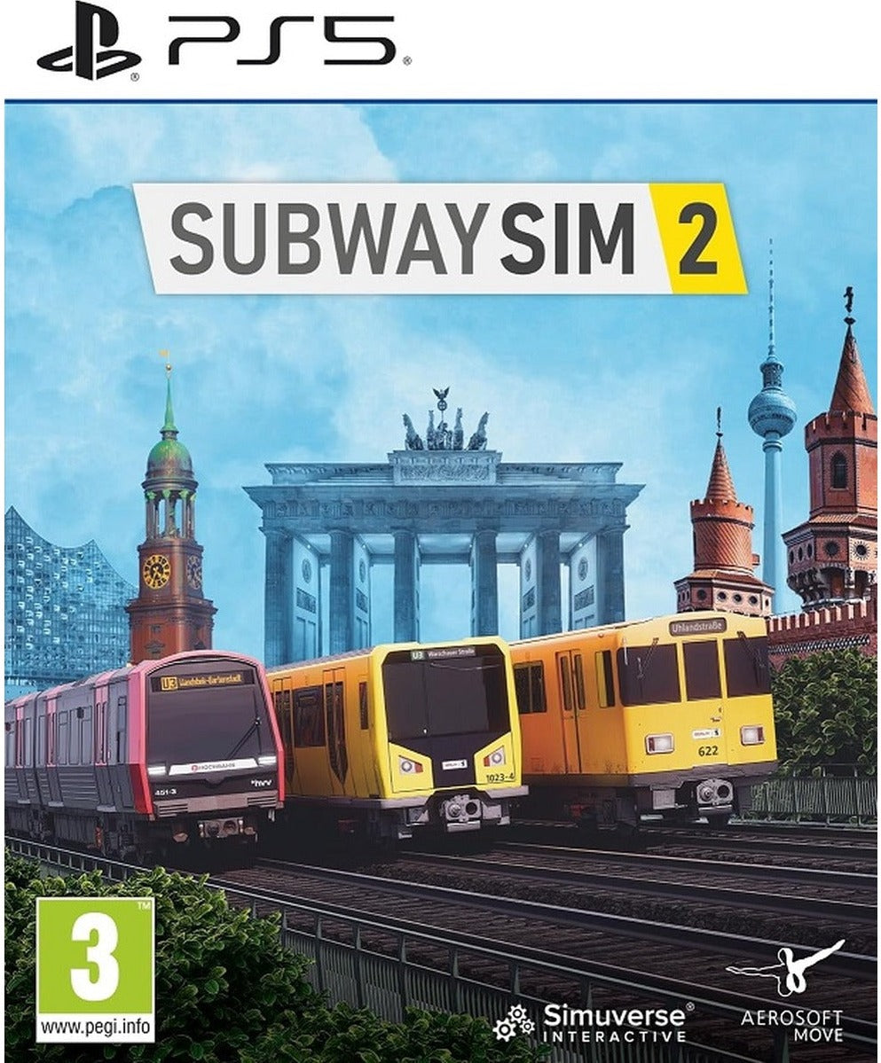 Subway Simulator 2 PlayStation 5 game box